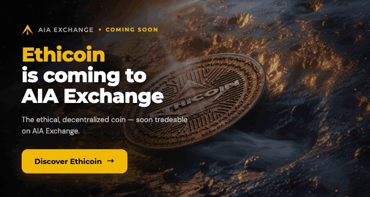 Ethicoin is coming to AIA Exchange
